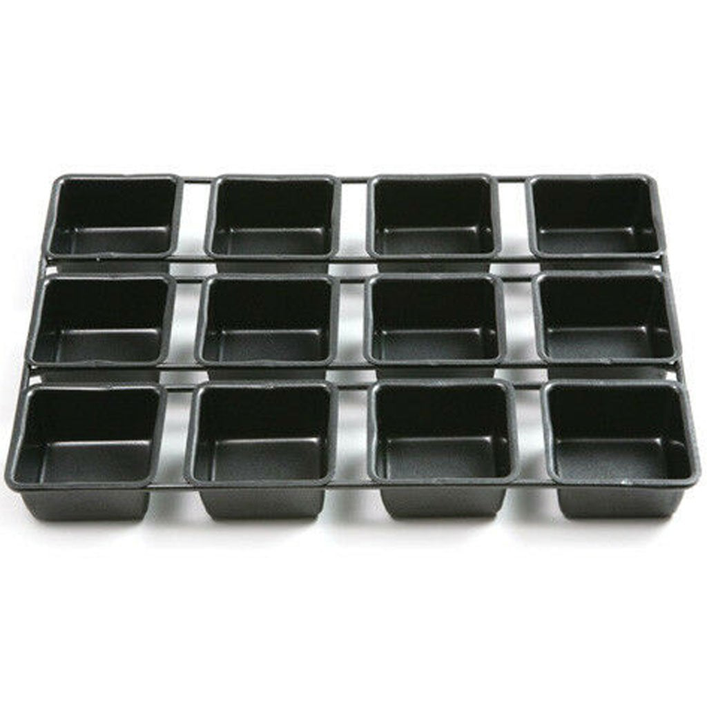 Square Cupcake Cake Pan, 12 Cup