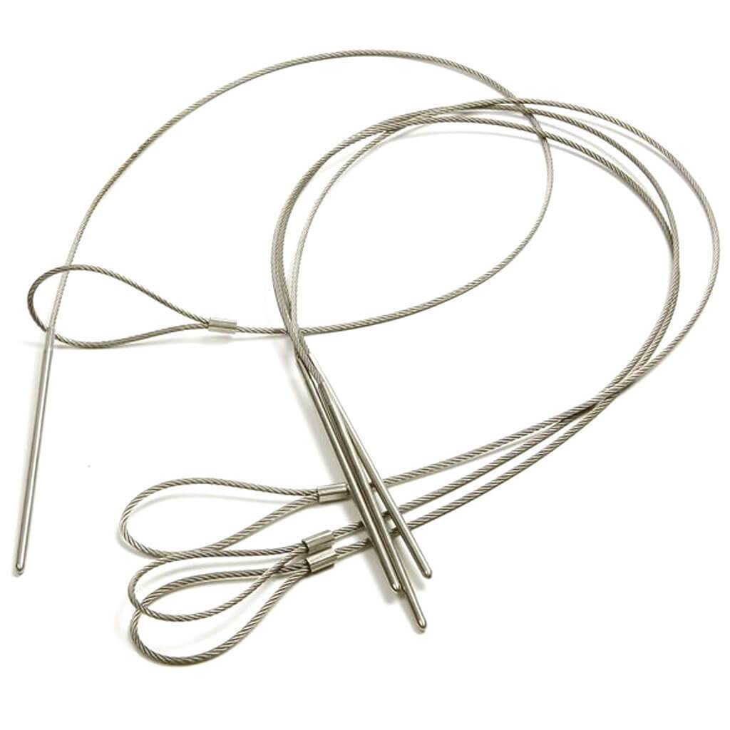 Stainless Steel Flexible Skewers, Set of 4