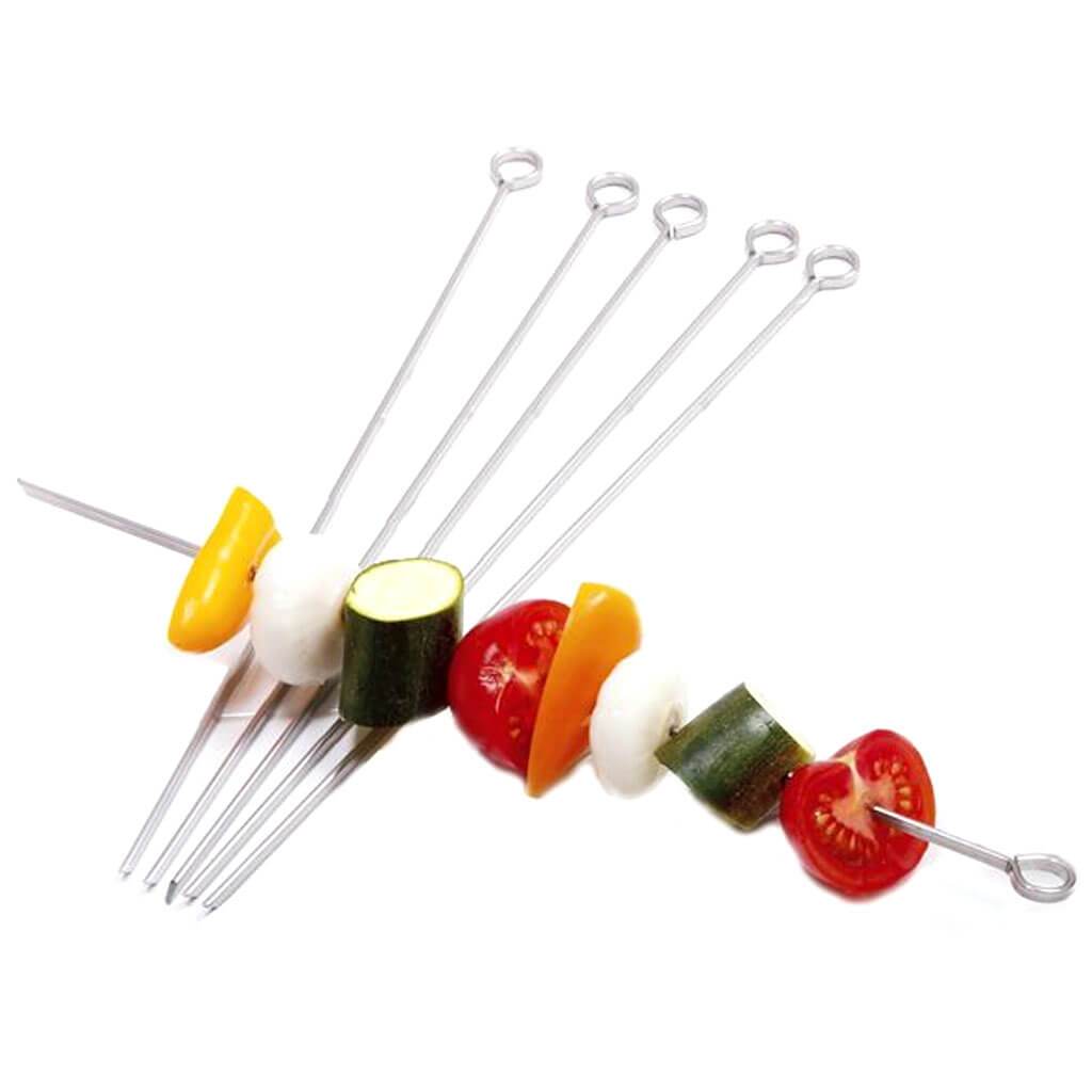 Stainless Steel Skewers, Set of 6