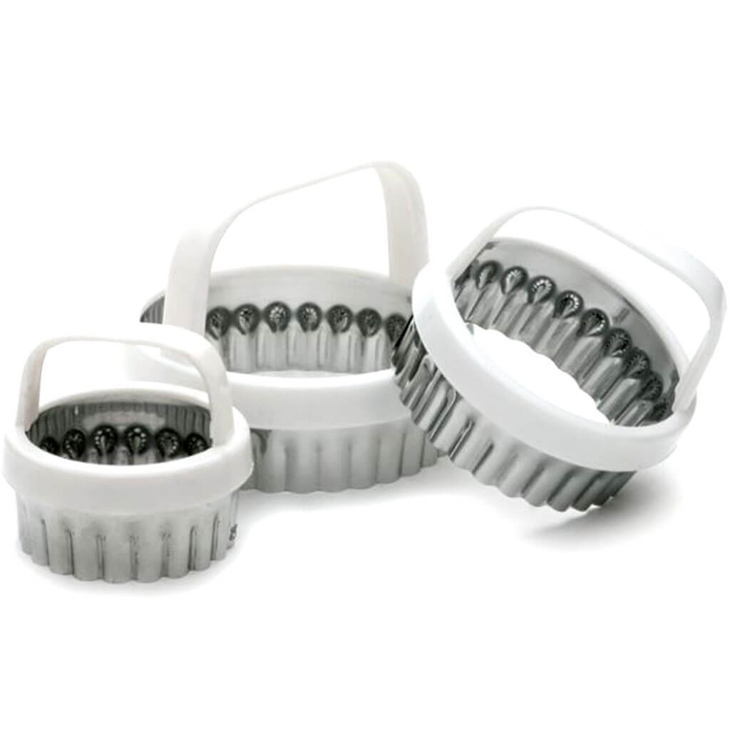 Scallop Biscuit/Cookie Cutter Set of 3