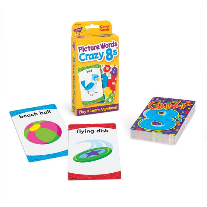 Picture Words Crazy 8S Flashcards 