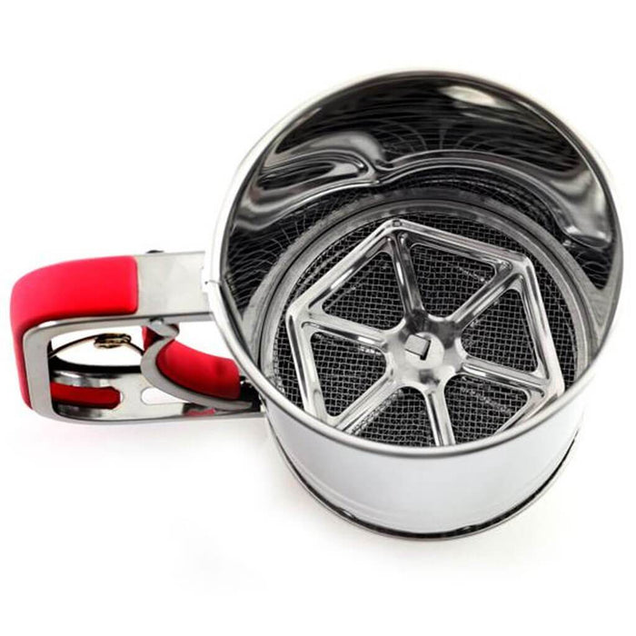 Stainless Steel Flour Sifter, 3 Cup