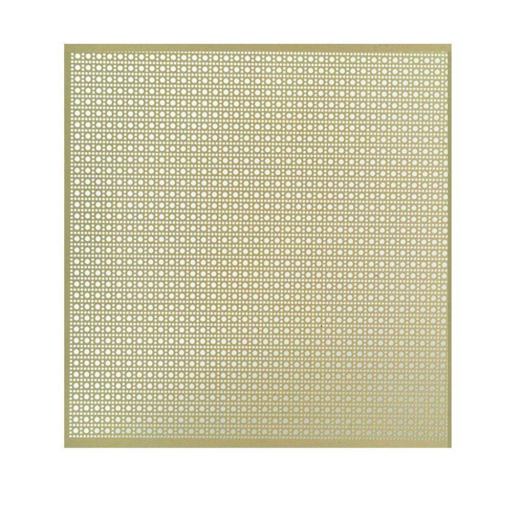 Lincane Aluminum Sheet in Brass 36in x 36in 