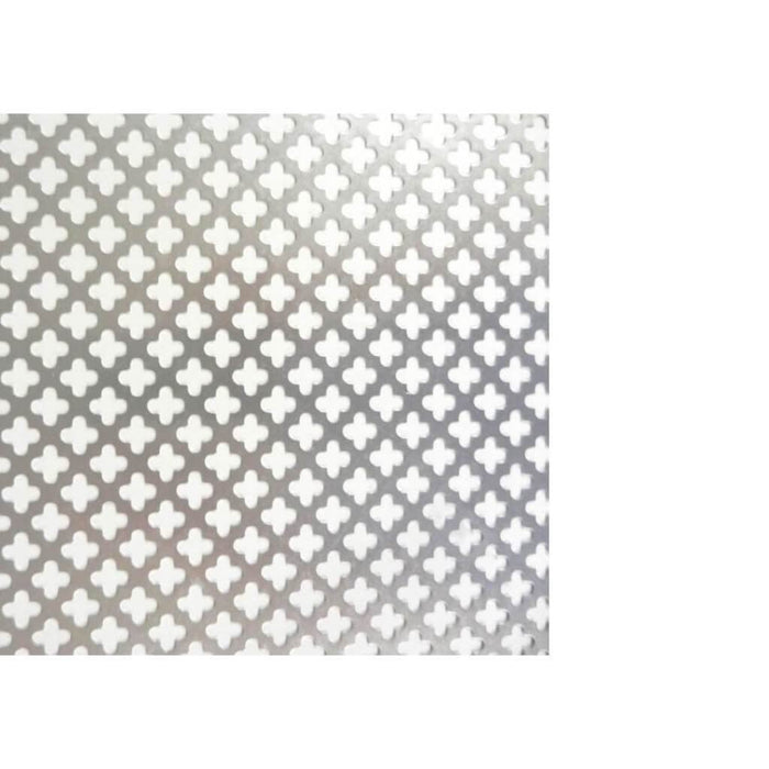 Cloverleaf Aluminum Sheet, Silver 36in x 36in 