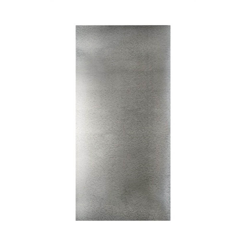 Galvanized Steel Metal Sheet Silver 12in x 24in