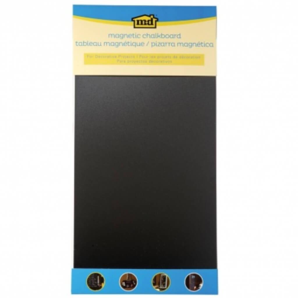 MAGNETIC CHALKBOARD SLEEVED 12"X24" 