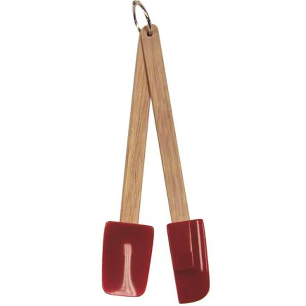 2 Piece Mini Spatula Set, Red