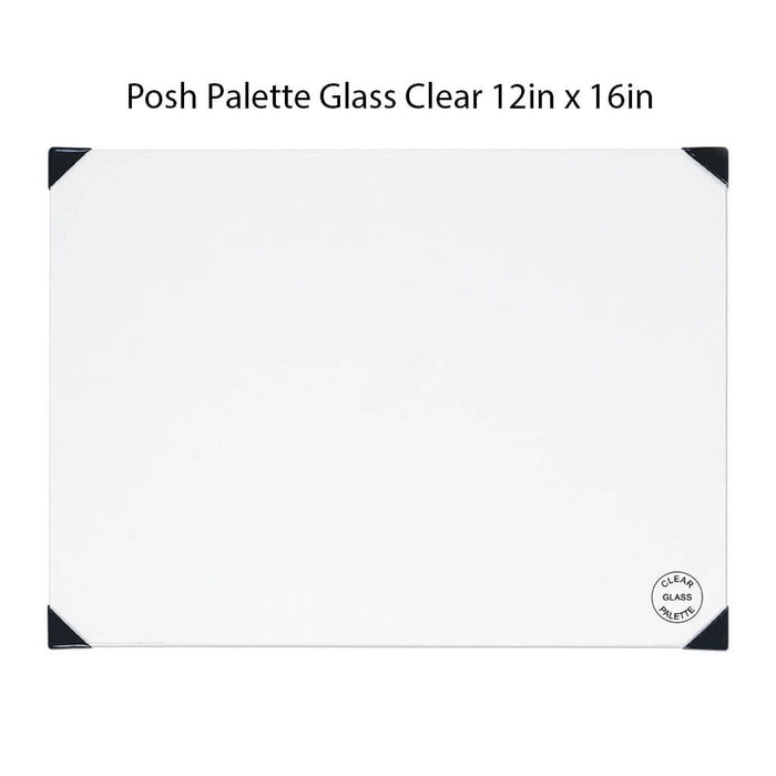 New Wave Posh Palette Glass Clear 12in x 16in