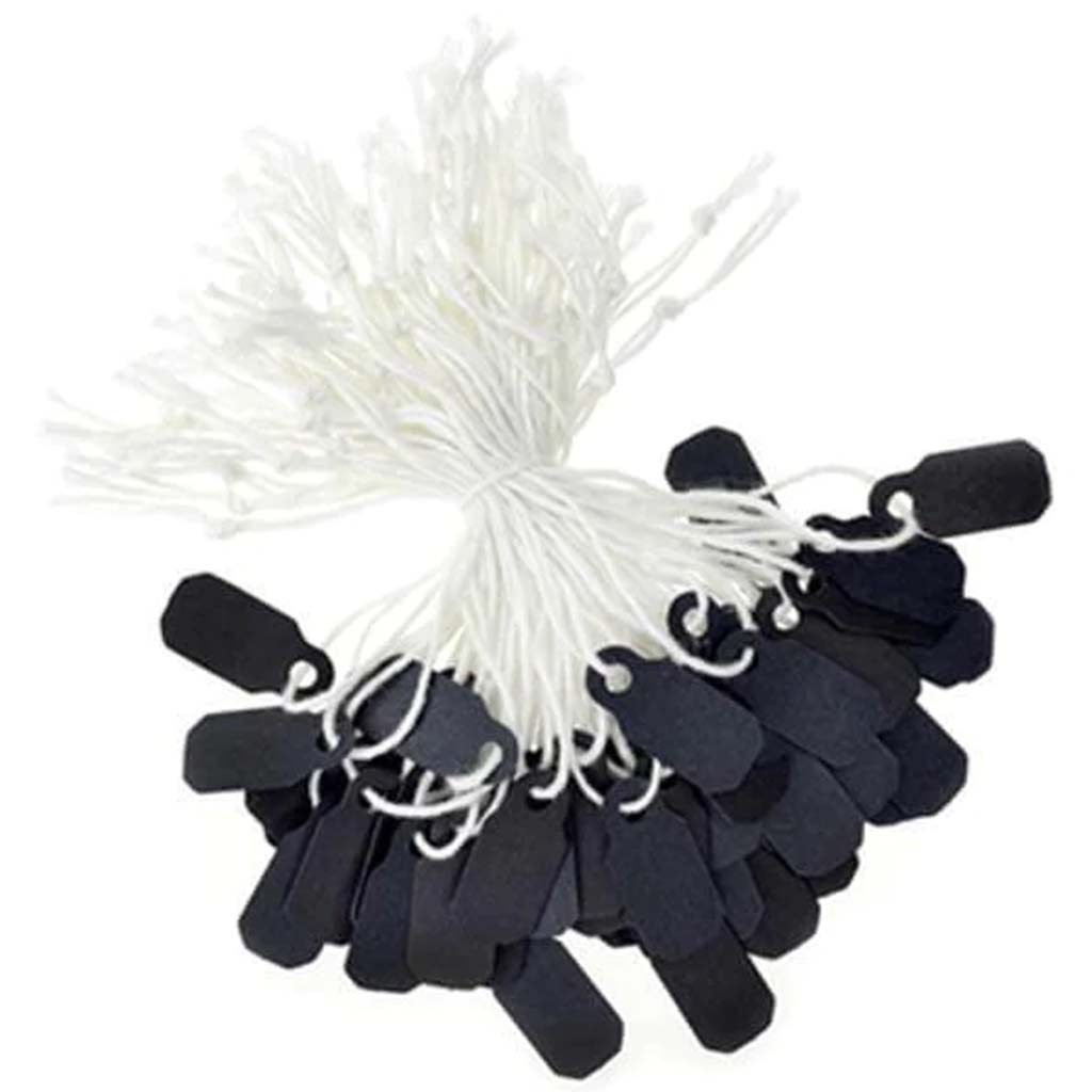 BEADING/JEWELRY ESSENTIAL PRICE/LABEL TAGS ON STRING 1X2.2CM CHALK-IT 