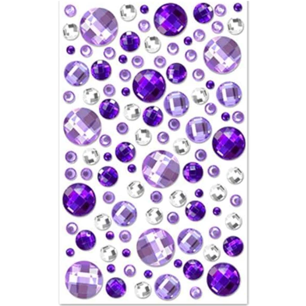 STICKER: BALLOON BLAST GEMS 3.93X5.9 VIOLA 