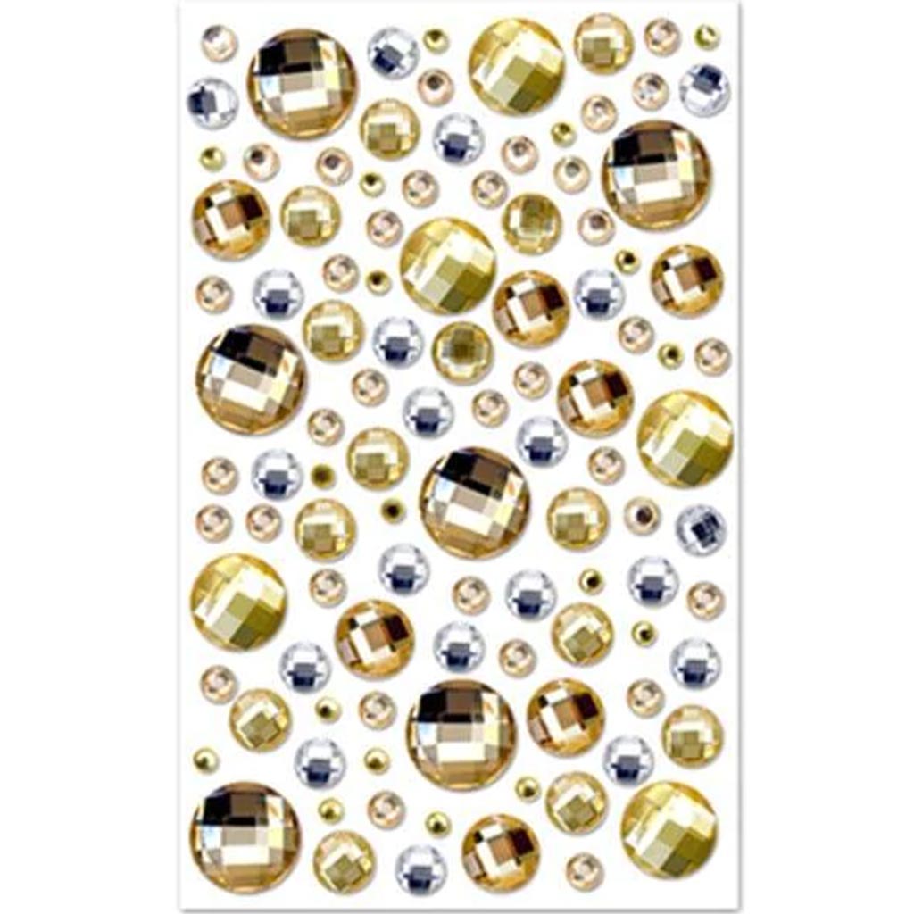 STICKER: BALLOON BLAST GEMS 3.93X5.9 GOLDEN 