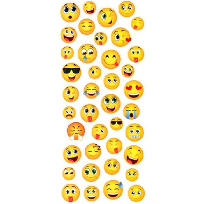 CLASSIC THEMES STICKER SMALL EMOJIS 5"X12" 