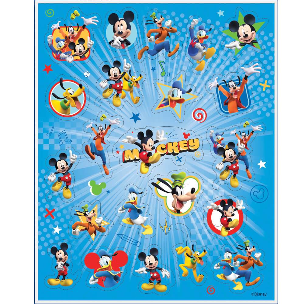 Mickey Roadster Sticker Sheets, 4ct 