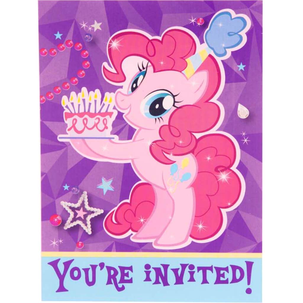 My Little Pony Party Invitations