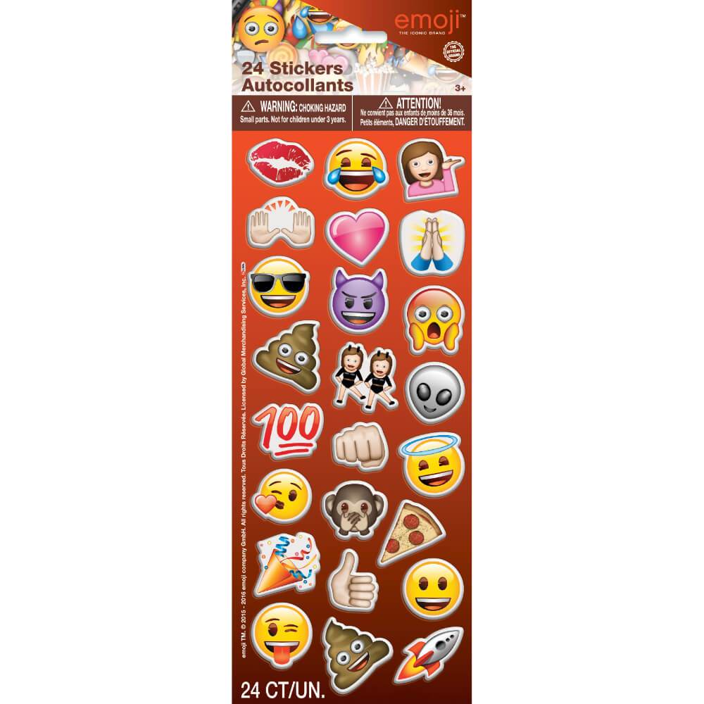 Emoji Puffy Sticker Sheet 