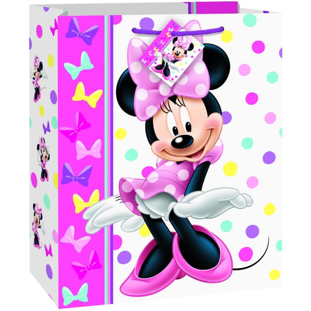 Gift Bag Large, Minnie Bowtique 