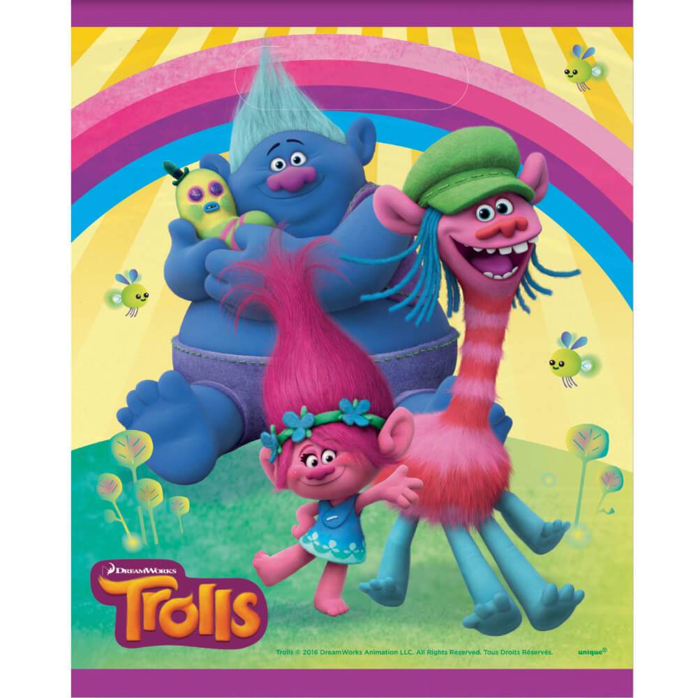 Trolls Loot Bags, 8ct 