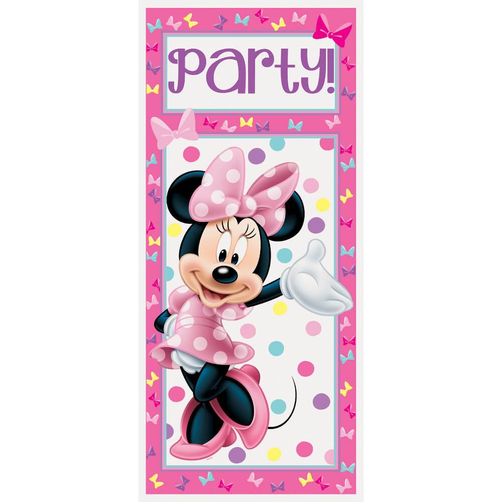 Door Poster 27in x 60in, Minnie Bowtique 