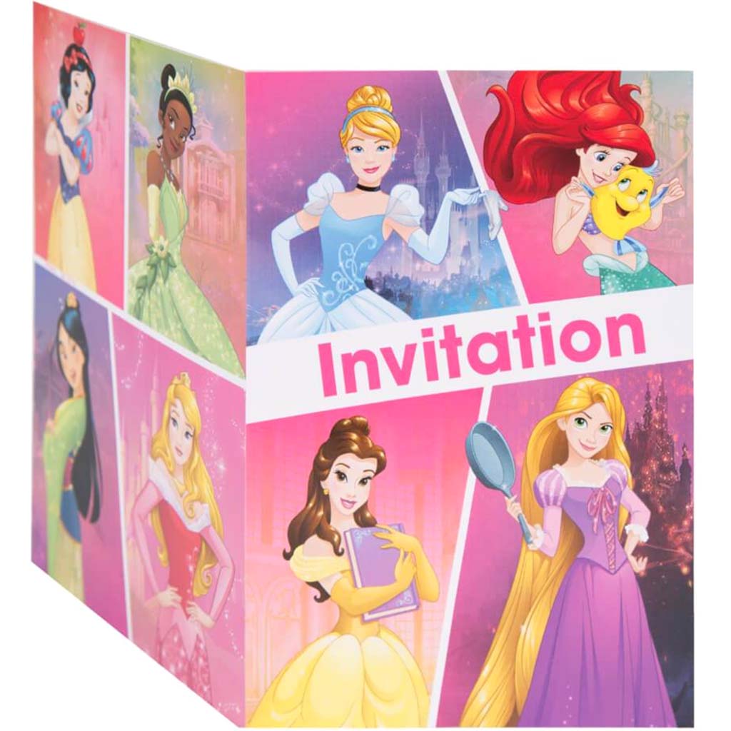 Princess Dream Big Invitations, 8ct 