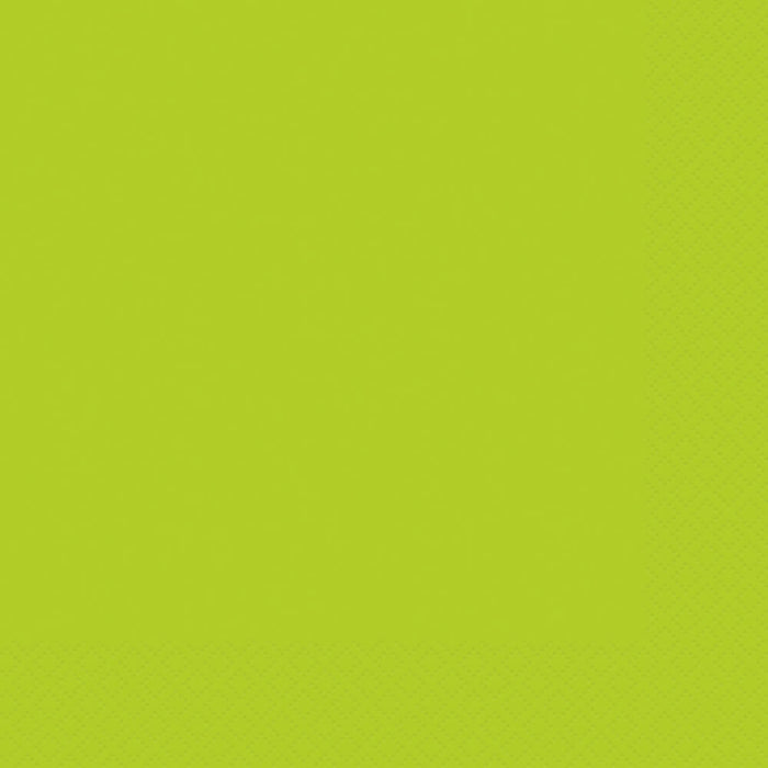 Neon Green Solid Lunch Napkins, 20ct 