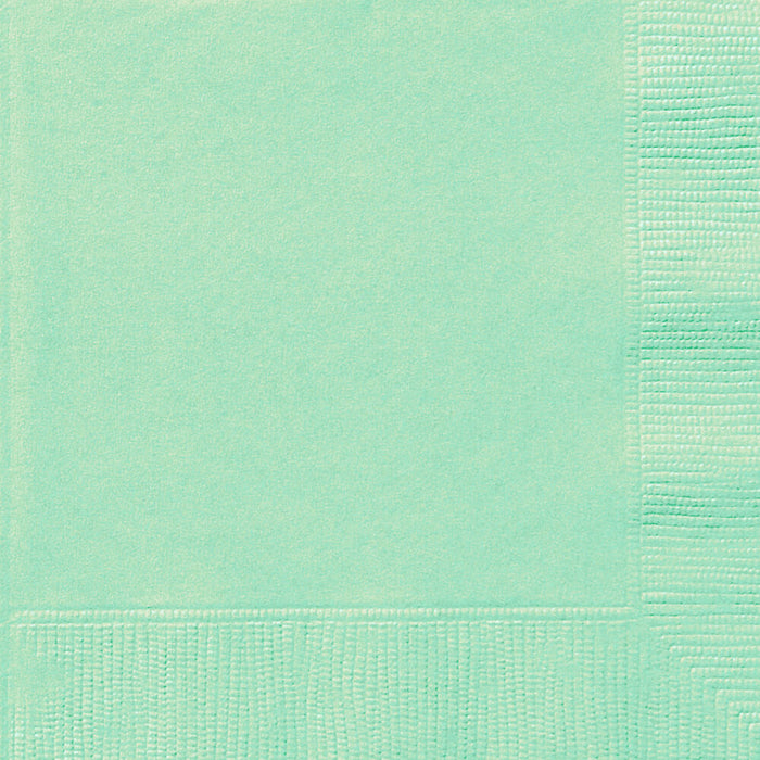 Mint Solid Beverage Napkins, 20ct 