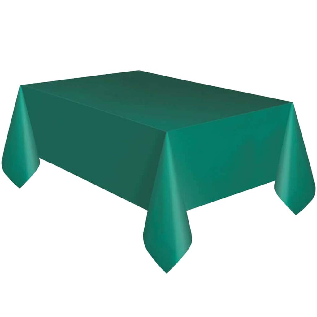 Forest Green Solid Rectangular Tablecover 54in x 108in, 