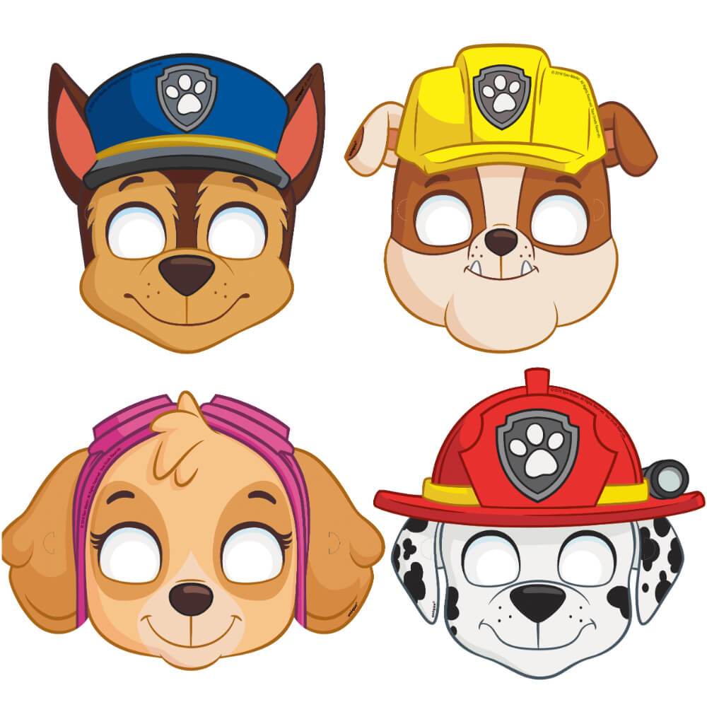 Party Masks 8ct, Paw Patrol 