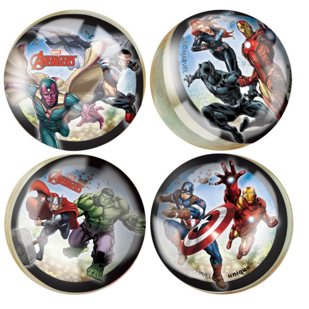 Avengers Bounce Balls, 4ct 