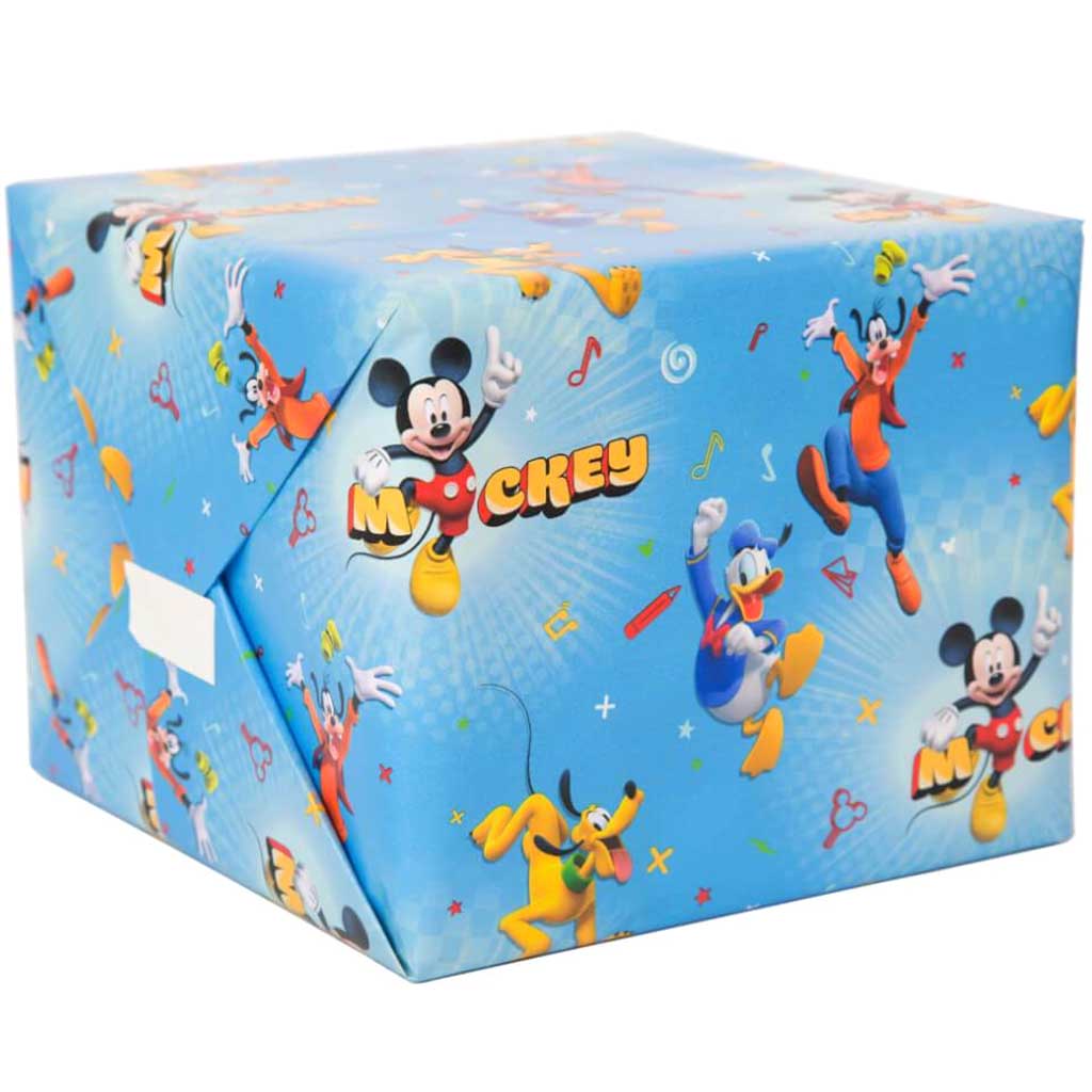 Gift Wrap 30in x 5ft, Mickey Roadster 