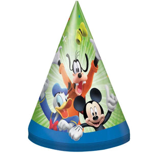Mickey Roadster Party Hats, 8ct 