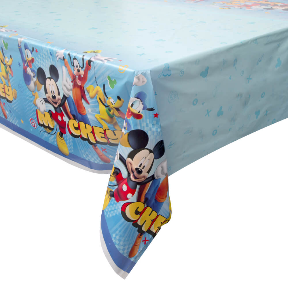 Rectangular Tablecover 54in x 84in, Mickey Roadster 