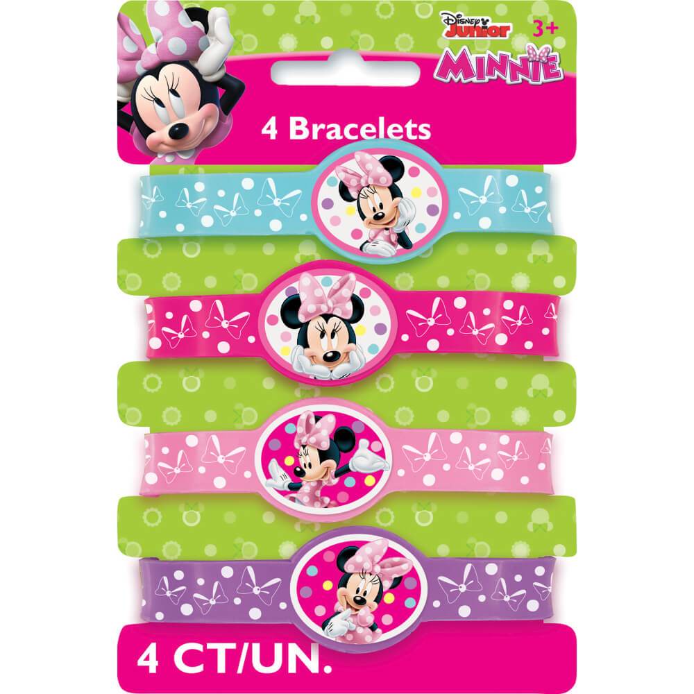 Stretchy Bracelets 4ct, Minnie Bowtique 