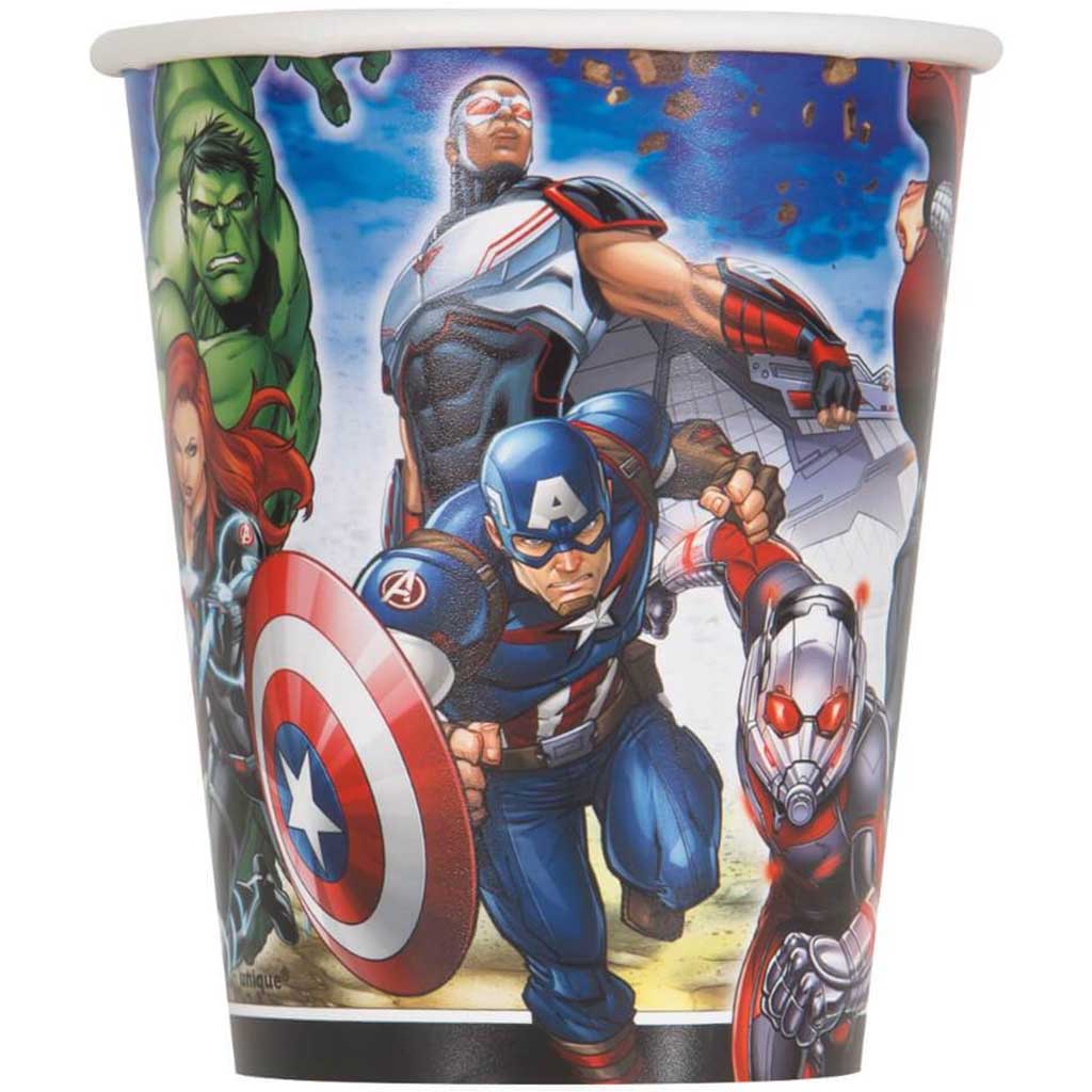 Avengers Paper Cups 9oz, 8ct 