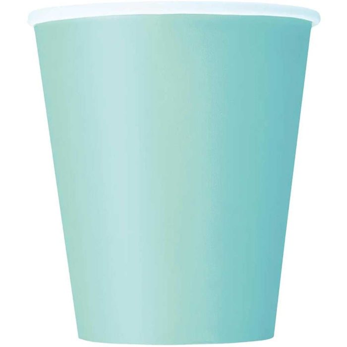 Mint Solid 9oz Paper Cups, 14ct 