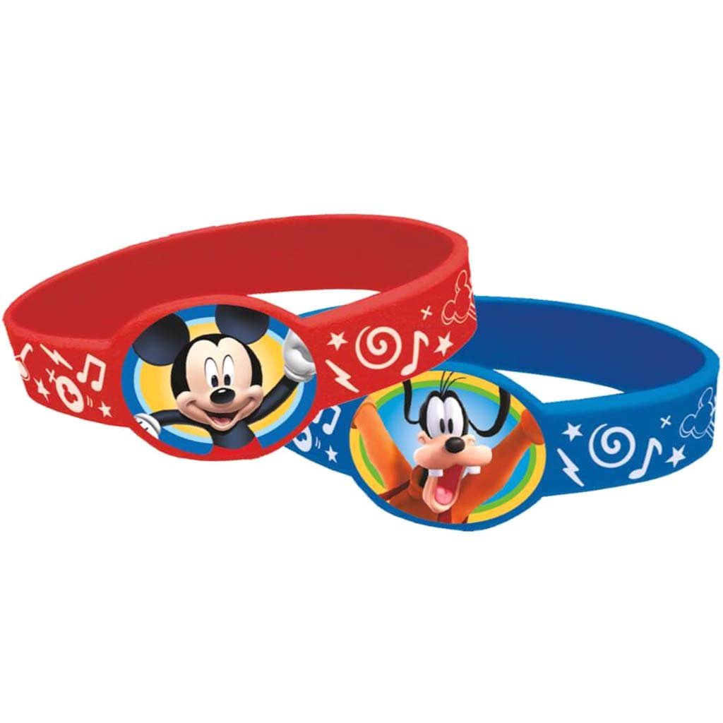 Stretchy Bracelets 4ct, Mickey Roadster 