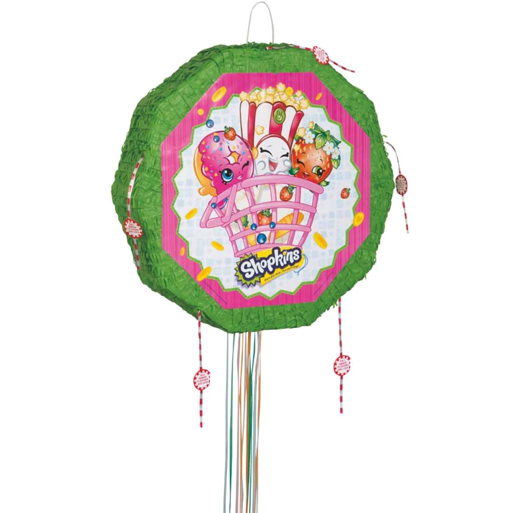 Drum Pull Pop Out Pinata, Shopkins 