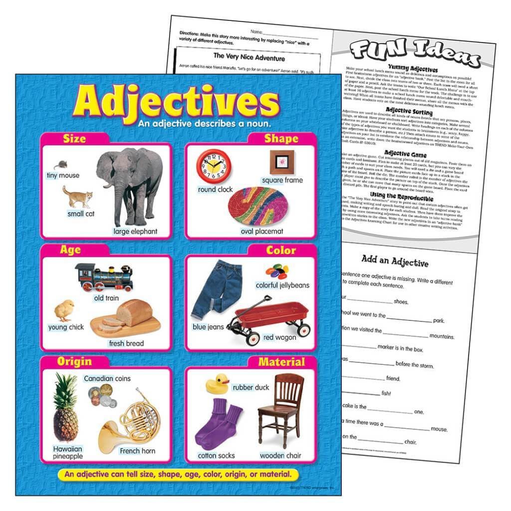 Adjectives Chart 