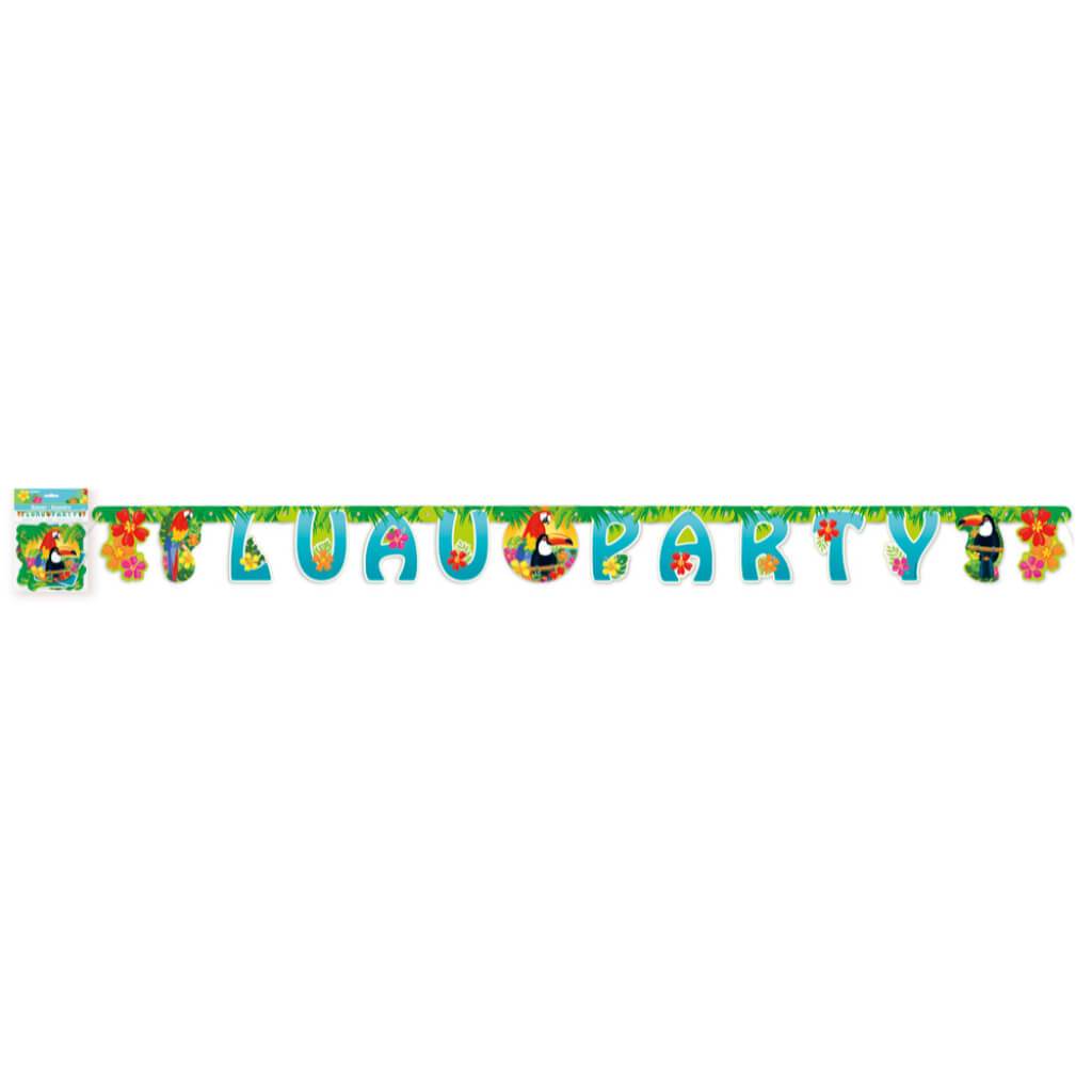 Jointed Banner, Luau Party Large 