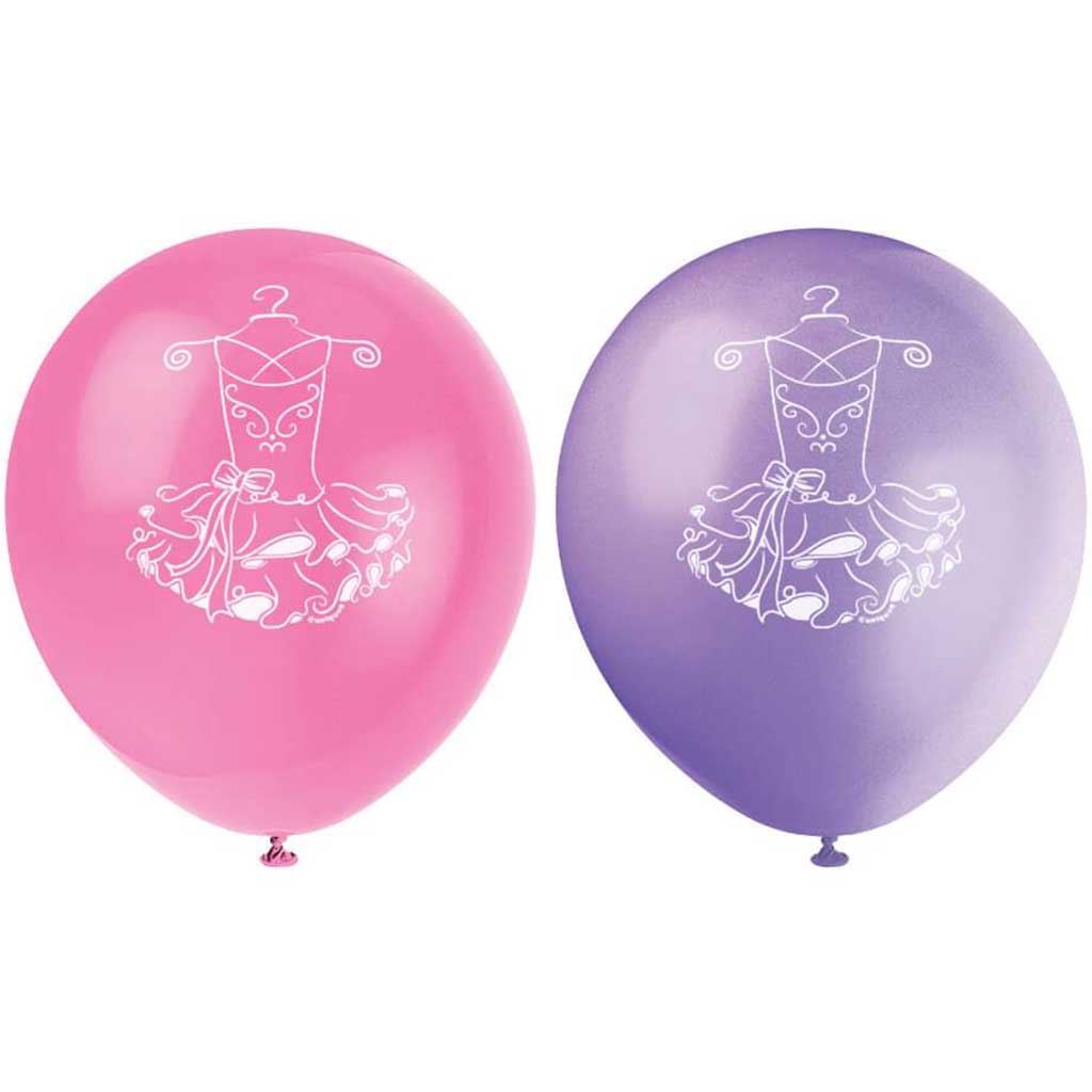 Latex Balloons 12in 8ct, Pink Ballerina 