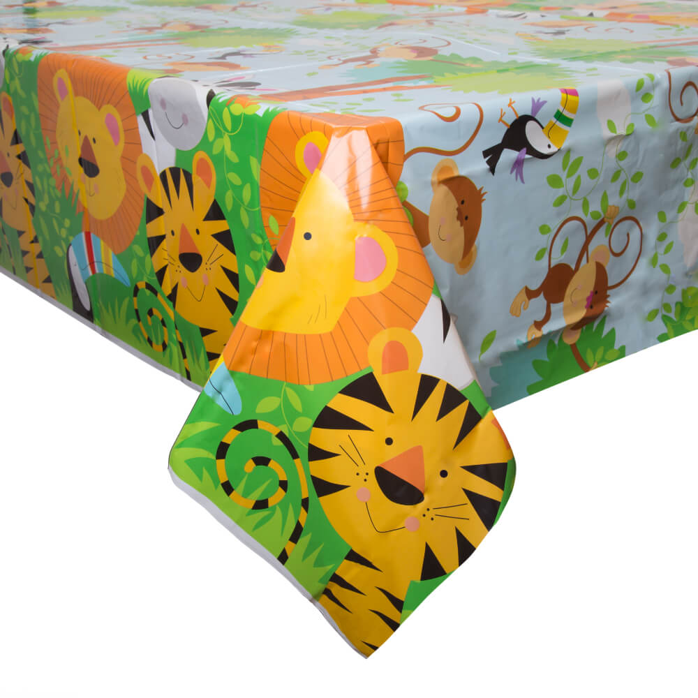 Rectangular Tablecover 54in x 84in, Animal Jungle 