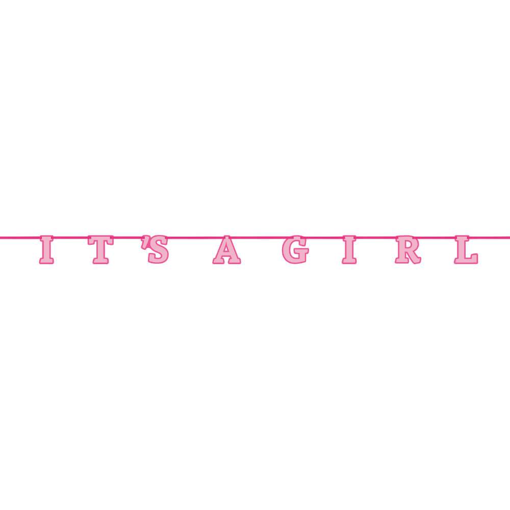 Letter Banner 7ft, Girl Baby Shower 