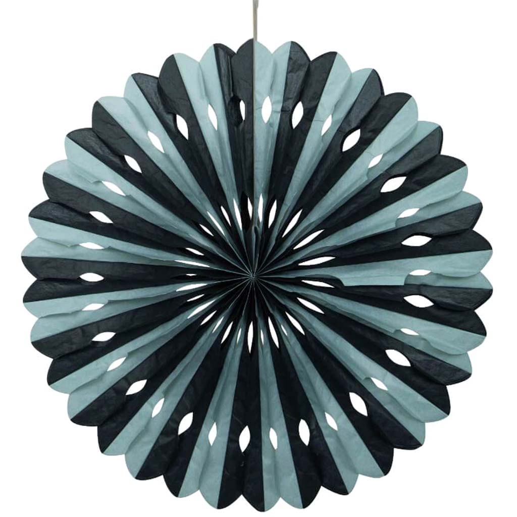 Tissue Paper Fans 16in, Multicolor 