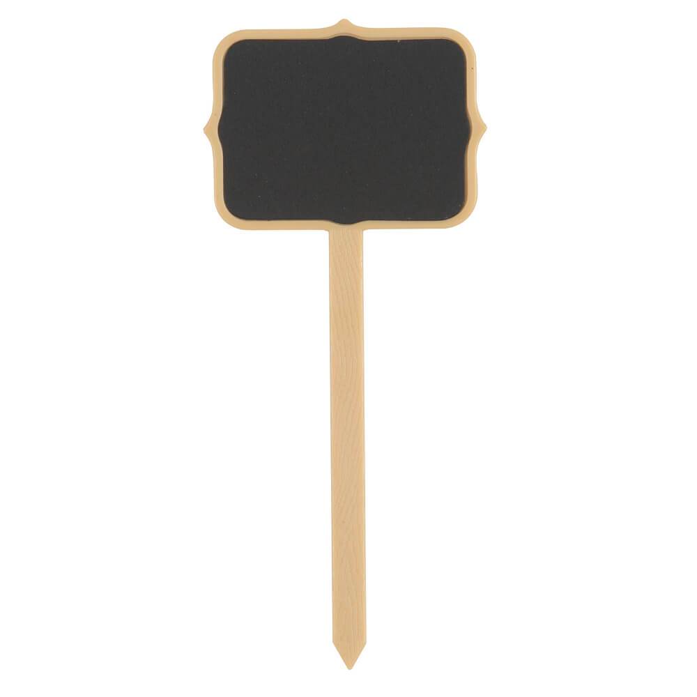 Picks with Chalk 4ct, Chalkboard Food Sign 