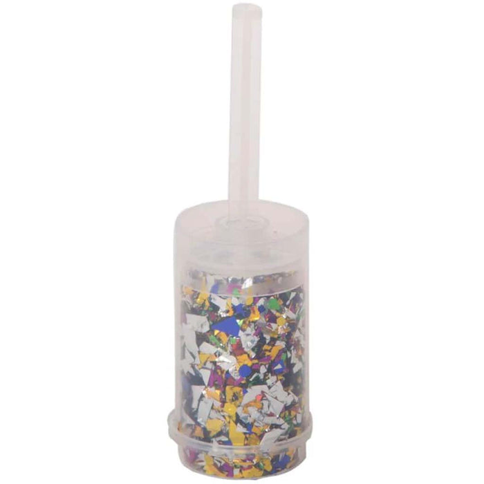 Foil Confetti Push Popper Multi Color 