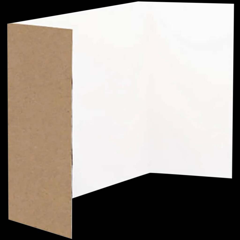 Half Size Presentation Board 48in x 18in White