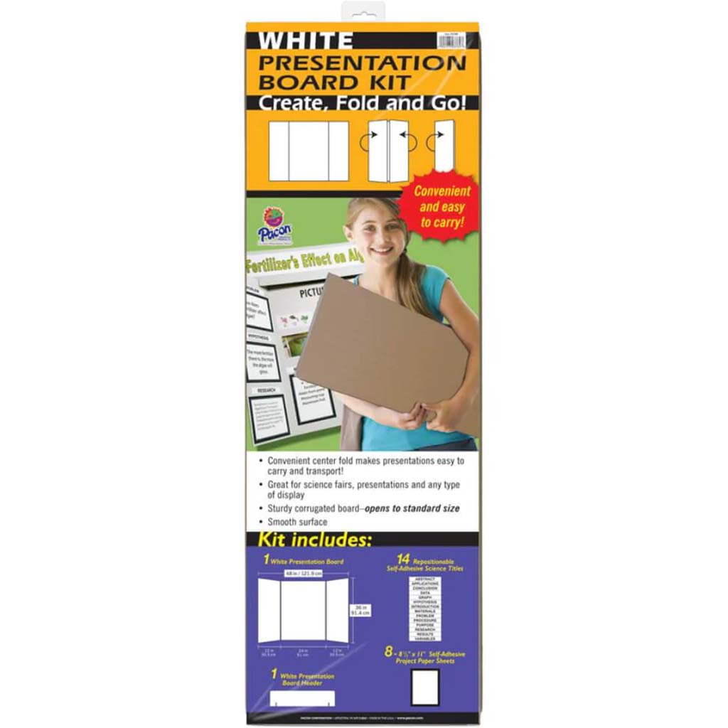 Presentation Board Extra Fold Kit 48in x 36in White
