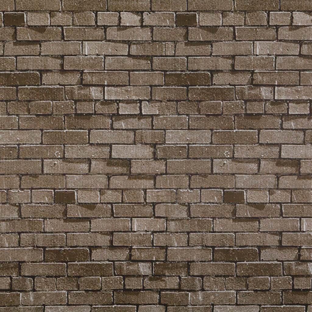 Corobuff Corrugated Paper Roll 48in x 12.5ft Brown Brick Design