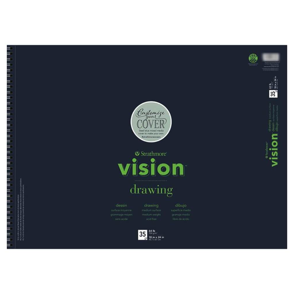 Vision Drawing Pad 18in x 24in White