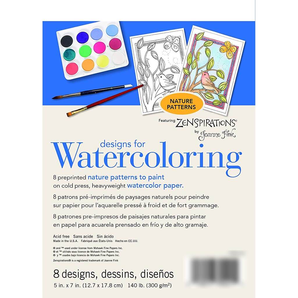 Strathmore Designs for Watercoloring Nature 5in x 7in