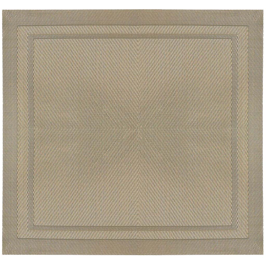 Lustre Square Placemat Champagne, 14in X 14in